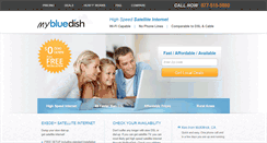 Desktop Screenshot of mybluedish.com